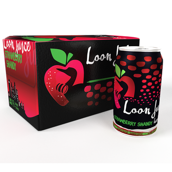 Loon Juice Hard Cider- Strawberry Shandy